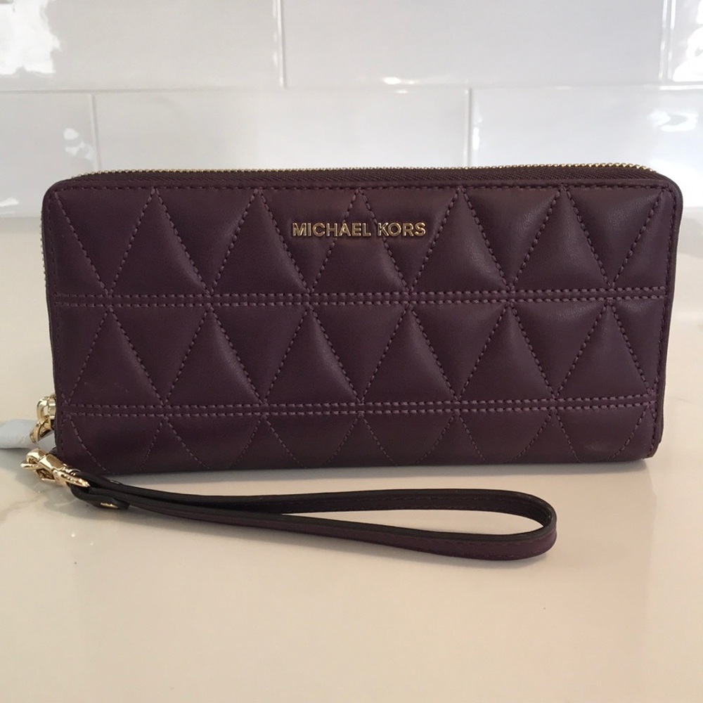 Michael Kors wallet with wristlet strap